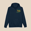 Salt Rooted hoodie — plant roots graphic pullover by Five Tides Apparel, view 1 of 10