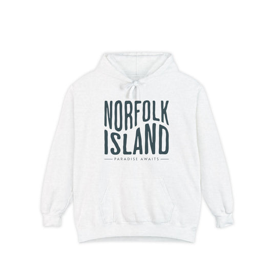 White Norfolk island comfort colors hoodie