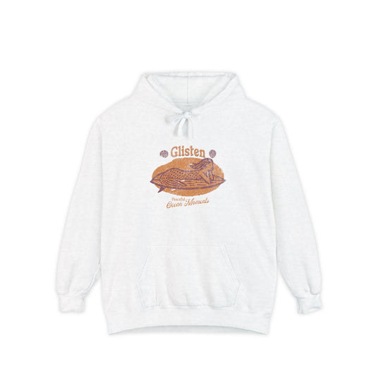 White comfort colors hoodie made with 100% ring spun cotton
