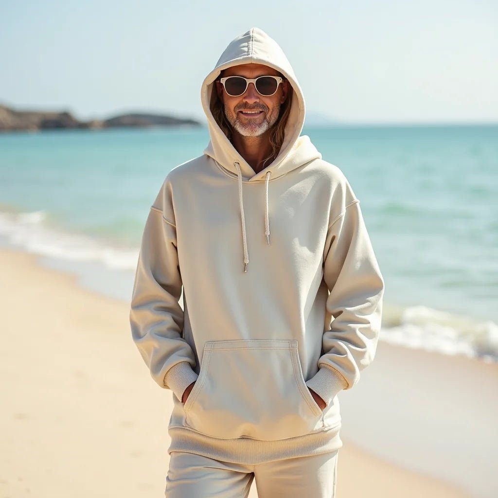 Beach-inspired Hoodies - Beach-Inspired Hoodies: Soft Comfort for Seaside Days