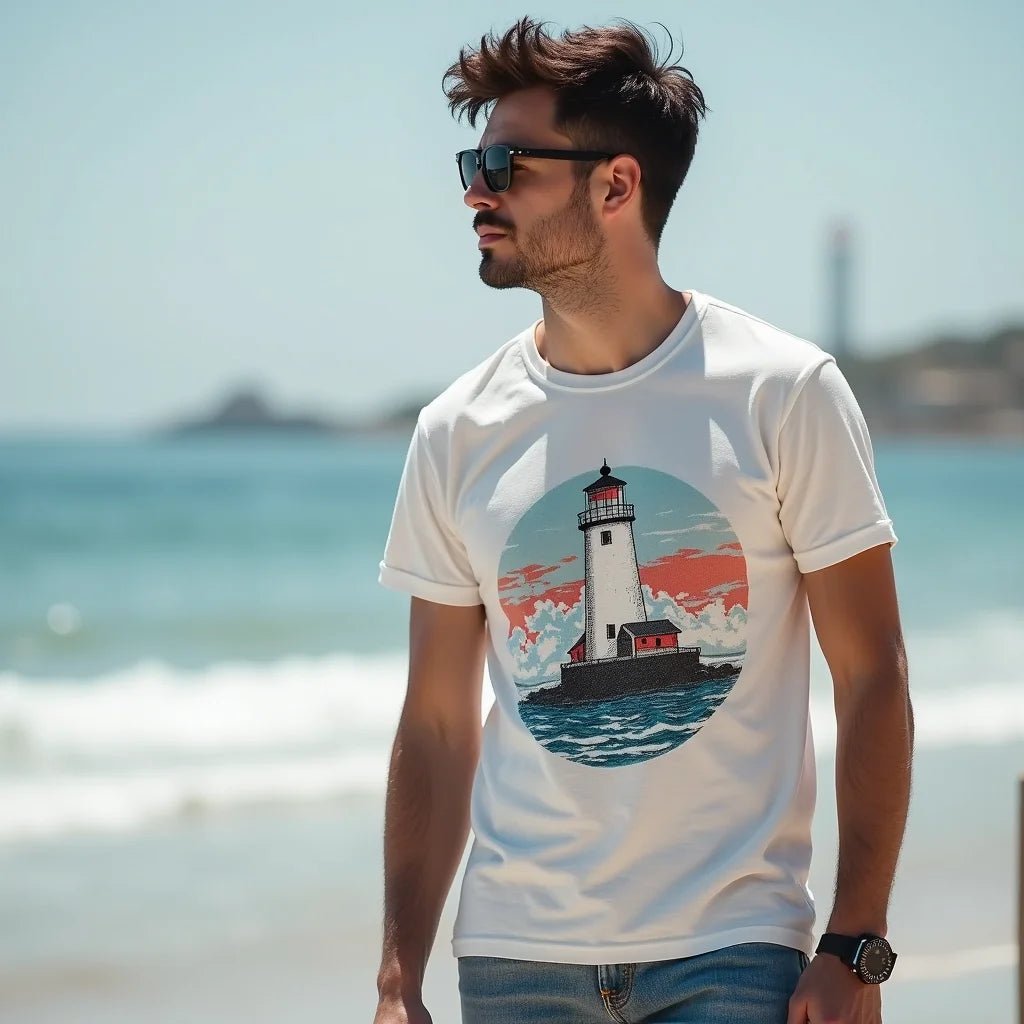 Lighthouse T-shirt - How to Style a Lighthouse T-Shirt for Coastal Cool