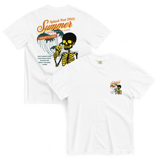 White cotton t-shirt