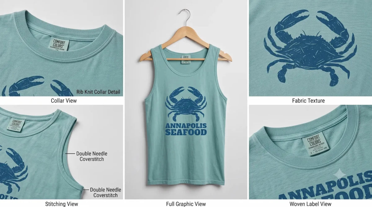 Comfort colors garment-dyed tank top