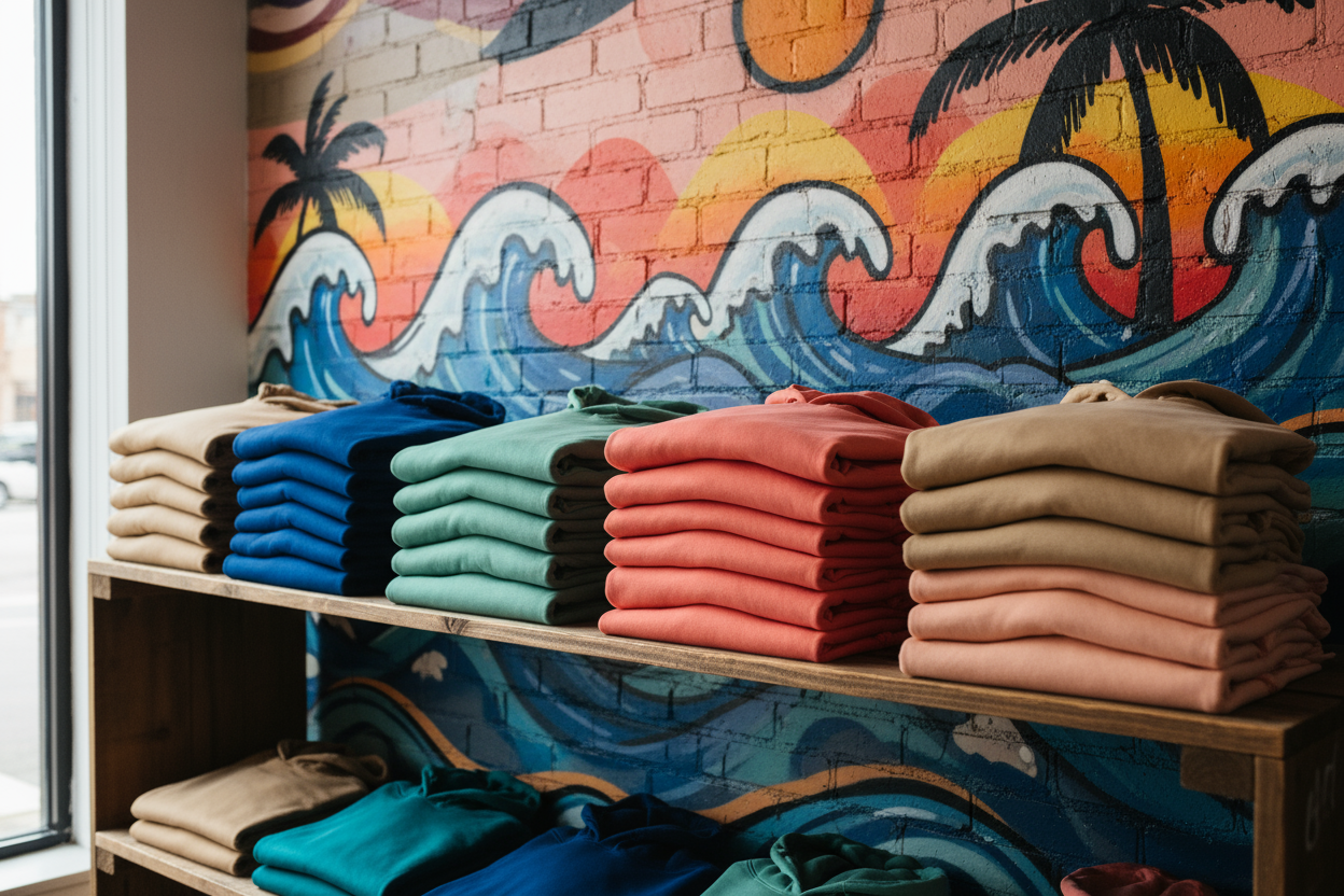 Black background white hoodies font written 4 times with a white image of a person