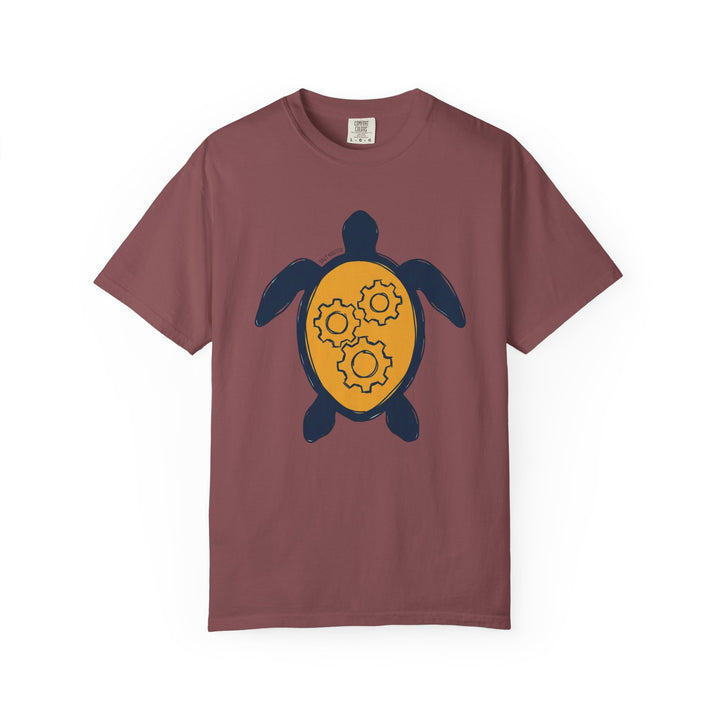 Sea Turtle Gear Graphic T-Shirt | Coastal Garment-Dyed Tee