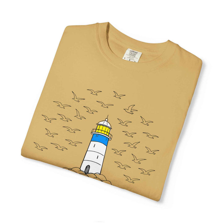 Lighthouse Coastal T-Shirt — Nautical Beach Graphic Summer Fashion Tee