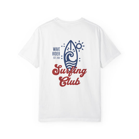Wave Rider Surfing Club T-Shirt, Casual Unisex Tee, Beachwear, Surfing Gift, Summer Style, Outdoor Fun - Ocean Lover Apparel, Beach Life
