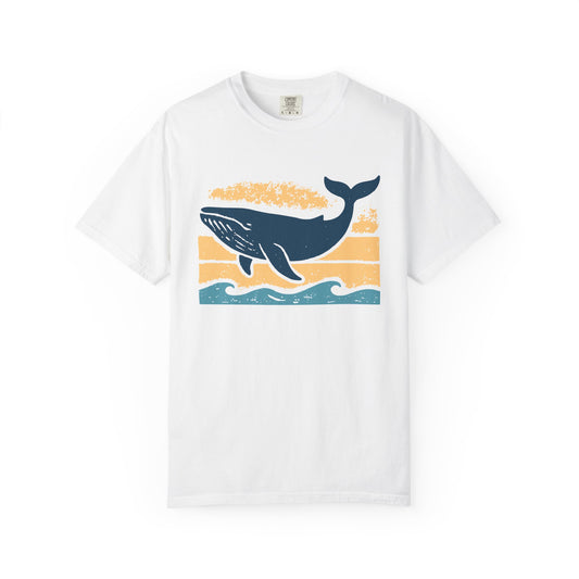 Whale Graphic Unisex T-Shirt, Eco-Friendly Beach Wear, Casual Summer Outfit, Gift for Ocean Lovers, Marine Life Apparel