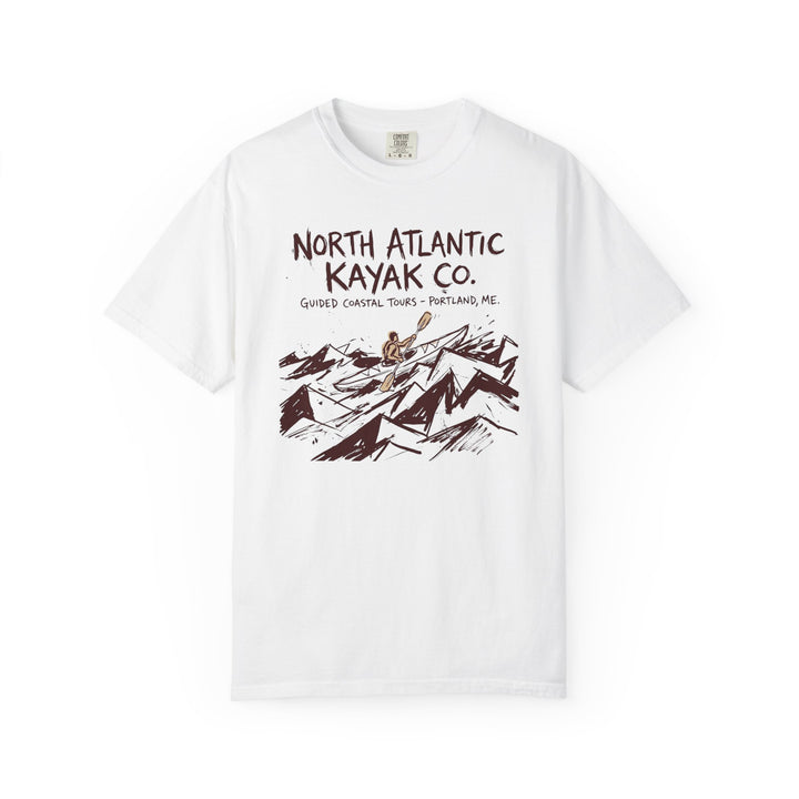 North Atlantic Kayak Co. Graphic Tee — Coastal Kayaking Garment-Dyed T-Shirt