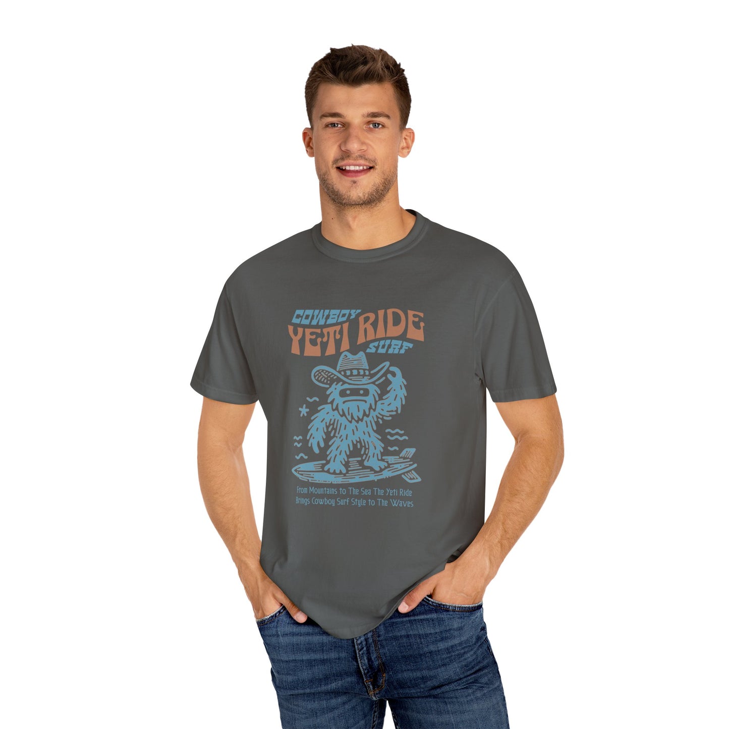 Cowboy Yeti Surfing T-Shirt with Cute Owl Design, Funny Casual Tee for Everyday Wear, Gift for Nature Lovers, Birthday Present, Cute Animal [...]