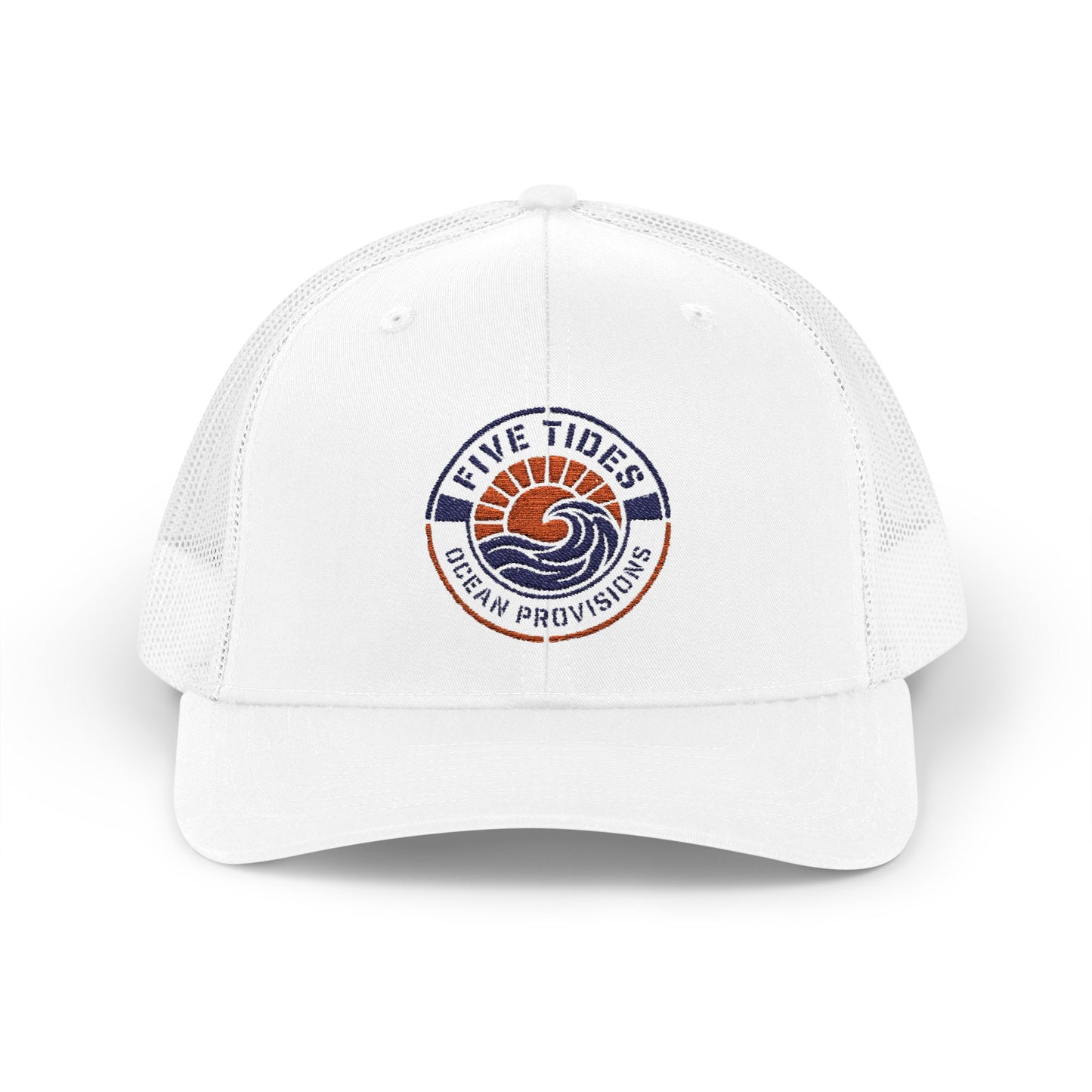 Five Tides Sunrise Ocean Provisions Trucker Cap – Summer Beach Vibes Snapback Hat