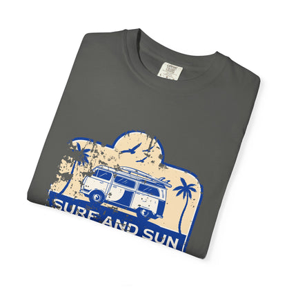 Chill Vibes Surf T-Shirt, Unisex Beach Tee, Casual Summer Shirt, Surf and Sun Apparel, Vacation Clothing, Gift for Surf Lovers