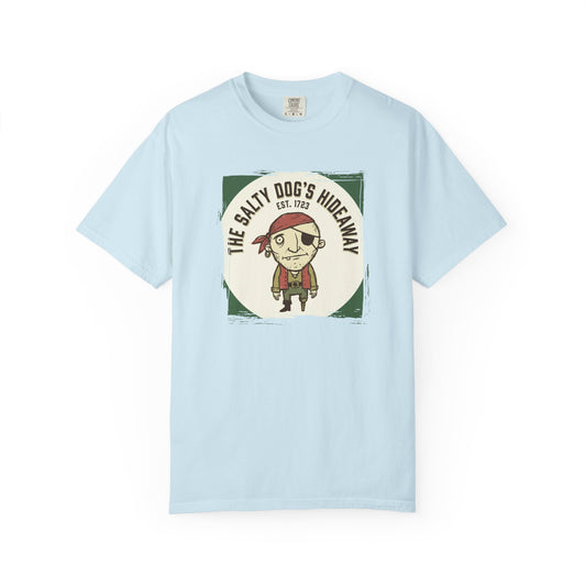 The Salty Dog’s Hideaway T-Shirt — Vintage Pirate Logo Summer Style Tee