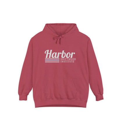 Driftwood Harbor, Cozy Garment-Dyed Hoodie for Relaxed Vibes | Perfect for Gift Giving, Casual Wear, Outdoor Adventures, and Coastal Living