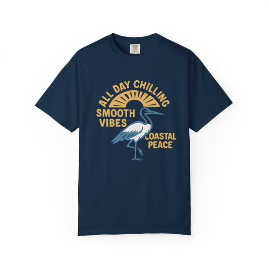Coastal Vibes T-Shirt, Unisex Relaxed Tee, Perfect for Beach Days, Chill Outfits, Summer Celebrations, Gift for Ocean Lovers