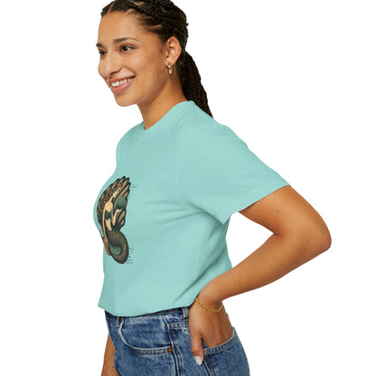 Mermaid T-Shirt, Summer Tee, Gift for Beach Lovers, Vintage Style, Unisex Casual Wear, Ocean Vibe Clothing, Eco-Friendly Fashion