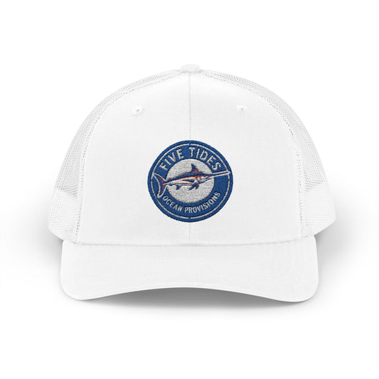 Ocean Provisions Trucker Cap - Sword Fish Custom Patch Snapback Summer Hat