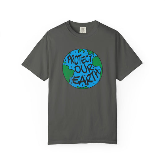 Protect Our Earth T-Shirt, 100% Ring-Spun Garment-Dyed Cotton