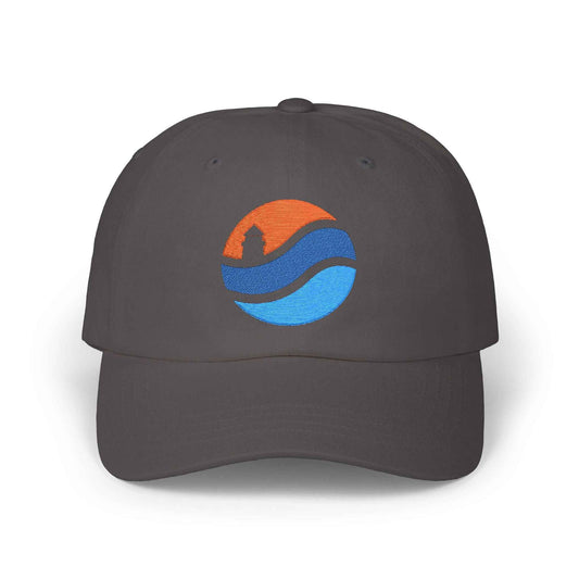 Retro Seaside Lighthouse Embroidered Dad Cap - Wave Cool Summer Baseball Hat