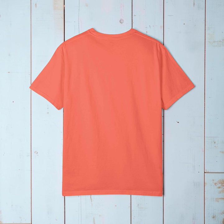 Coastal Calm Unisex Garment-Dyed T-shirt, Sea Birds Take Flight Graphic Summer Tee
