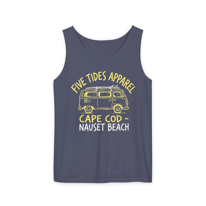 Cape Cod Nauset Beach Tank | Garment-Dyed Vintage Camper Graphic Tank Top