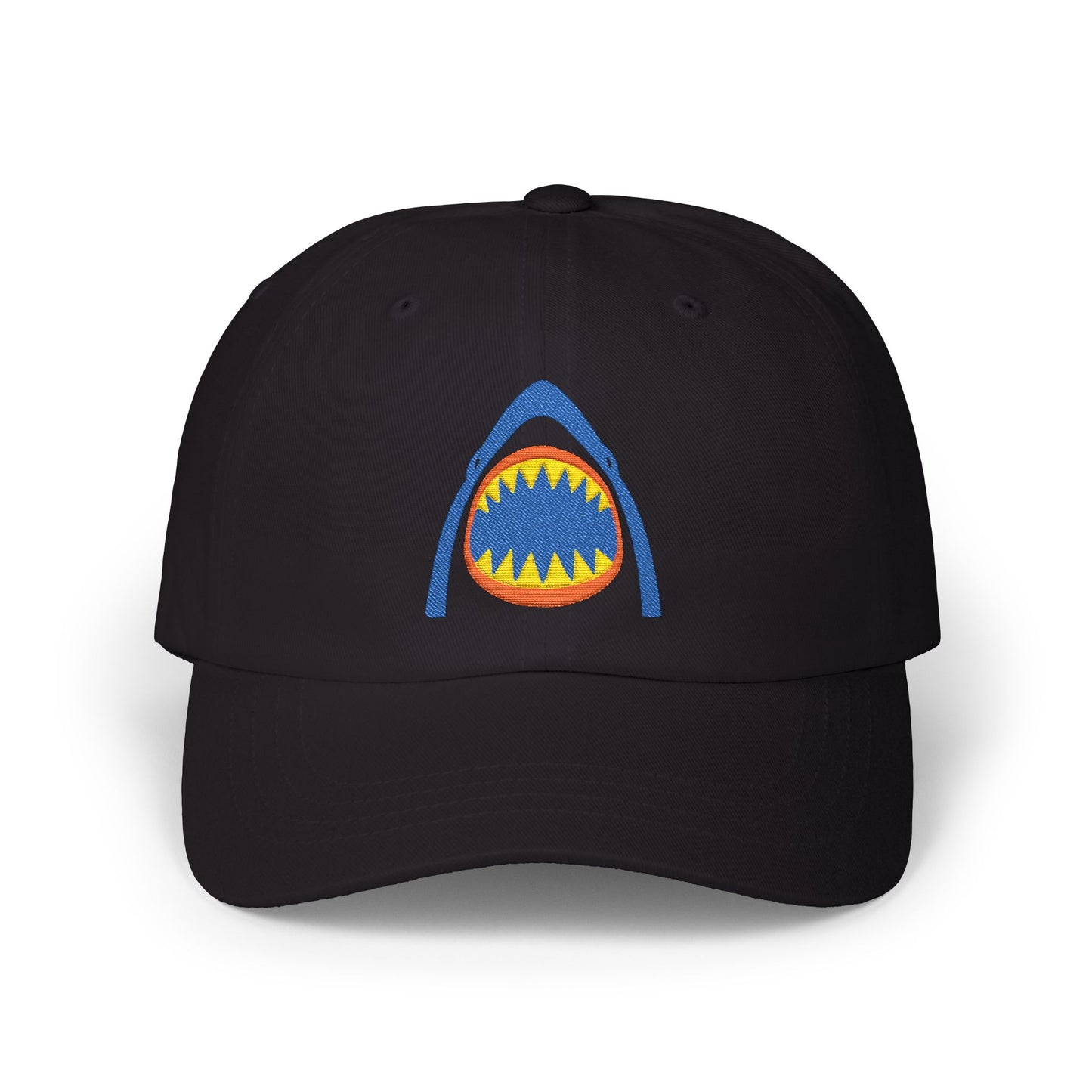 Shark Bite Custom Embroidered Cap — Retro Baseball Hat