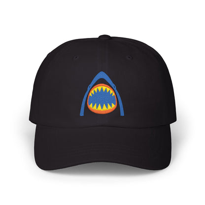 Shark Bite Custom Embroidered Cap — Retro Baseball Hat