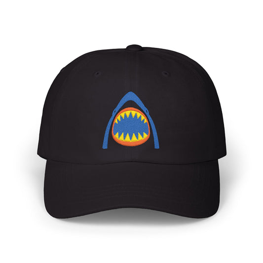 Shark Bite Custom Embroidered Cap — Retro Baseball Hat