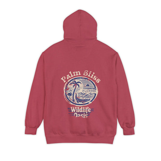 Palm Bliss Cozy Hoodie - Palm Bliss Design, Unisex Casual Pullover, Perfect for Nature Lovers, Gift for Outdoor Enthusiasts, Travel