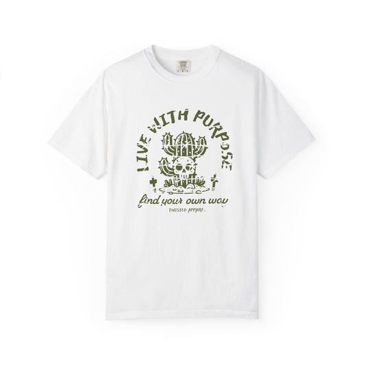 Live With Purpose FTA T-Shirt, Motivational Tee for Everyday Wear, Unisex Style, Gift for Friends, Inspiring Quote Shirt