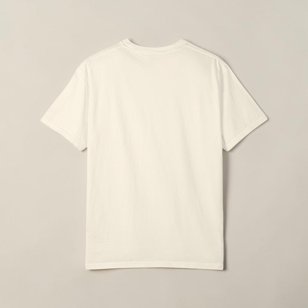 Salt Rooted Shell Tee | Garment-Dyed Coastal Minimalist Graphic