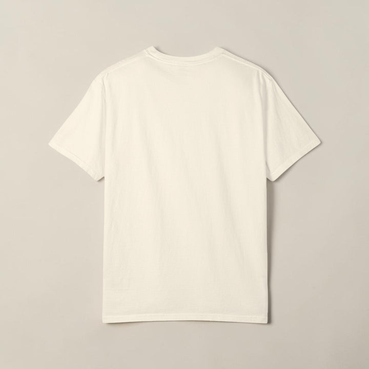 Salt Rooted Shell Tee | Garment-Dyed Coastal Minimalist Graphic