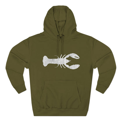 Lobster Fleece Hoodie - Cozy Pullover for Seafood Lovers, Casual Wear, Beach Days, Gift for Grill Masters, Maritime Style