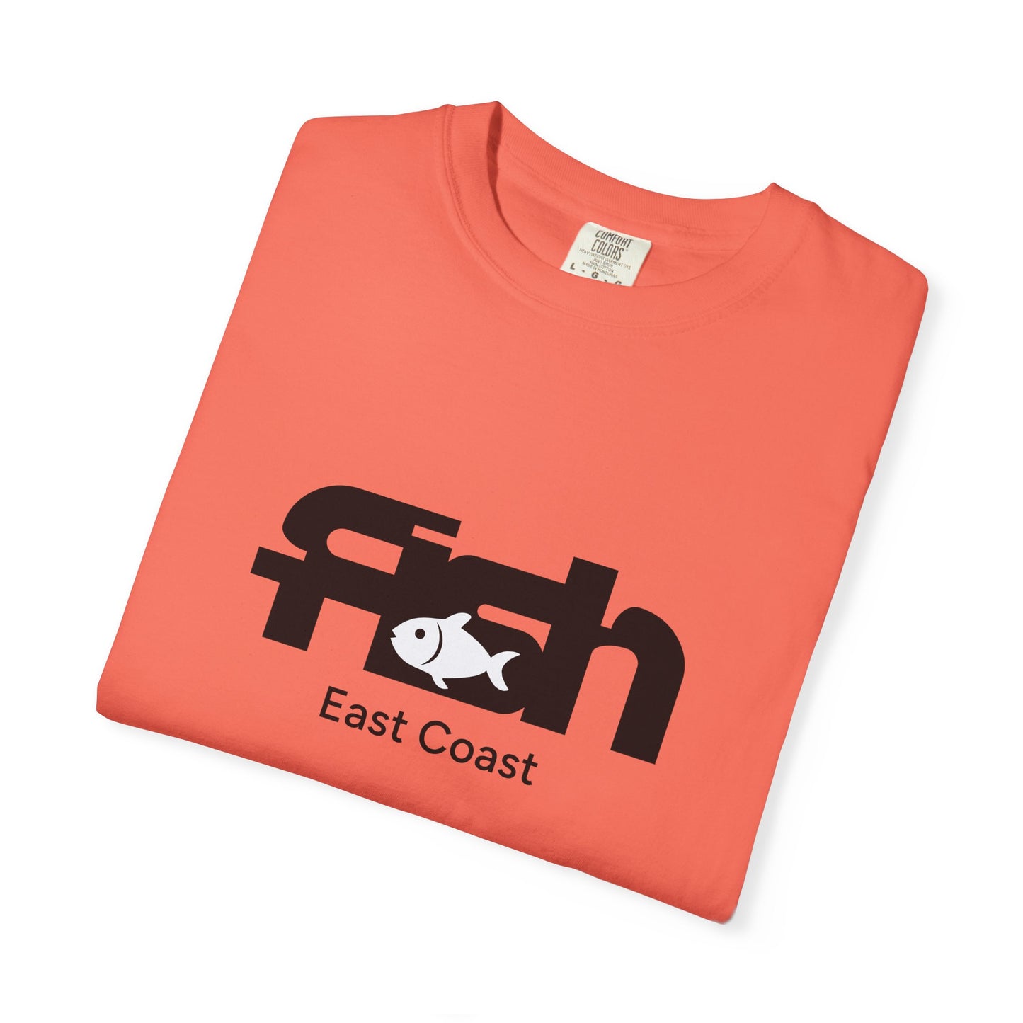 Fish East Coast Mens Graphic T-Shirt, Coastal Summer Tee, Fishing Gift, East Coast Apparel, Casual Beachwear