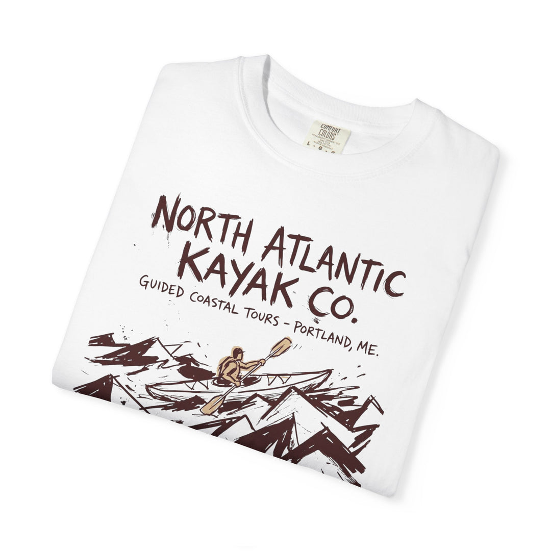 North Atlantic Kayak Co. Graphic Tee — Coastal Kayaking Garment-Dyed T-Shirt