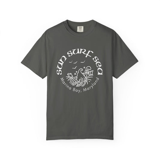 Beach Vibes Unisex T-Shirt, Coastal Graphic Tee, Summer Casual Wear, Perfect for Beach Days, Surfing Adventures, Travel Gift