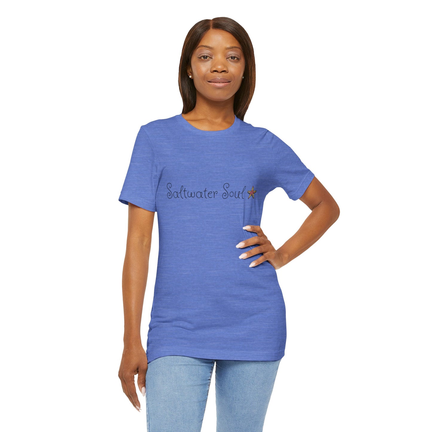 Saltwater Soul Unisex Casual Summer Tee Shirt, Beachwear, Gift for Travelers, Vacation Outfit, Relaxed Style, Trending Store, Cool T-Shirt