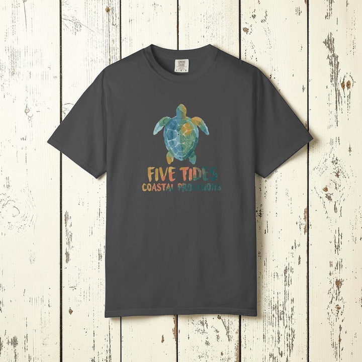 Sea Turtle Coastal Custom Graphic T-Shirt - Five Tides Vintage Beach Tee