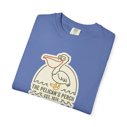 The Pelican's Perch Graphic T-Shirt - Vintage Beach Pelican Tee