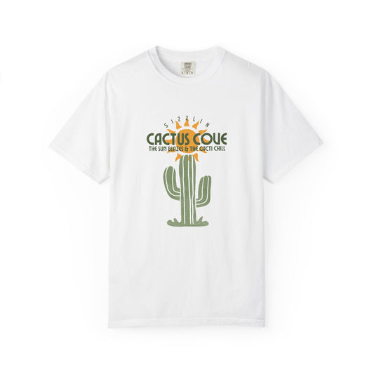Cactus Cove T-Shirt, Fun Summer Tee, Unisex Casual Wear, Desert Vibe Shirt, Perfect Gift for Nature Lovers