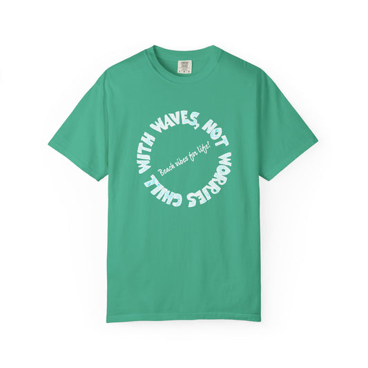Catch the Waves T-Shirt, 100% Ring-Spun Garment-Dyed Cotton
