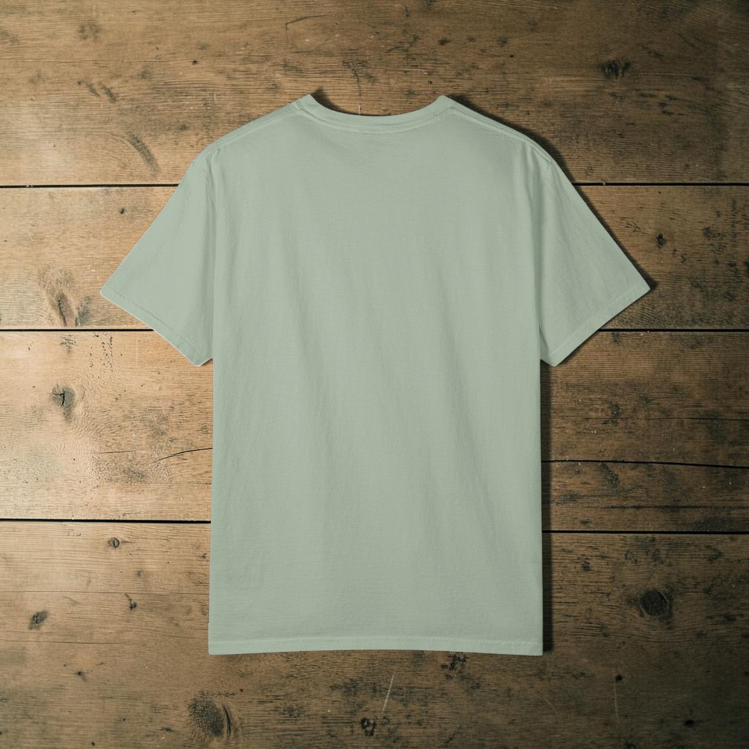 Light green t-shirt on a white background
