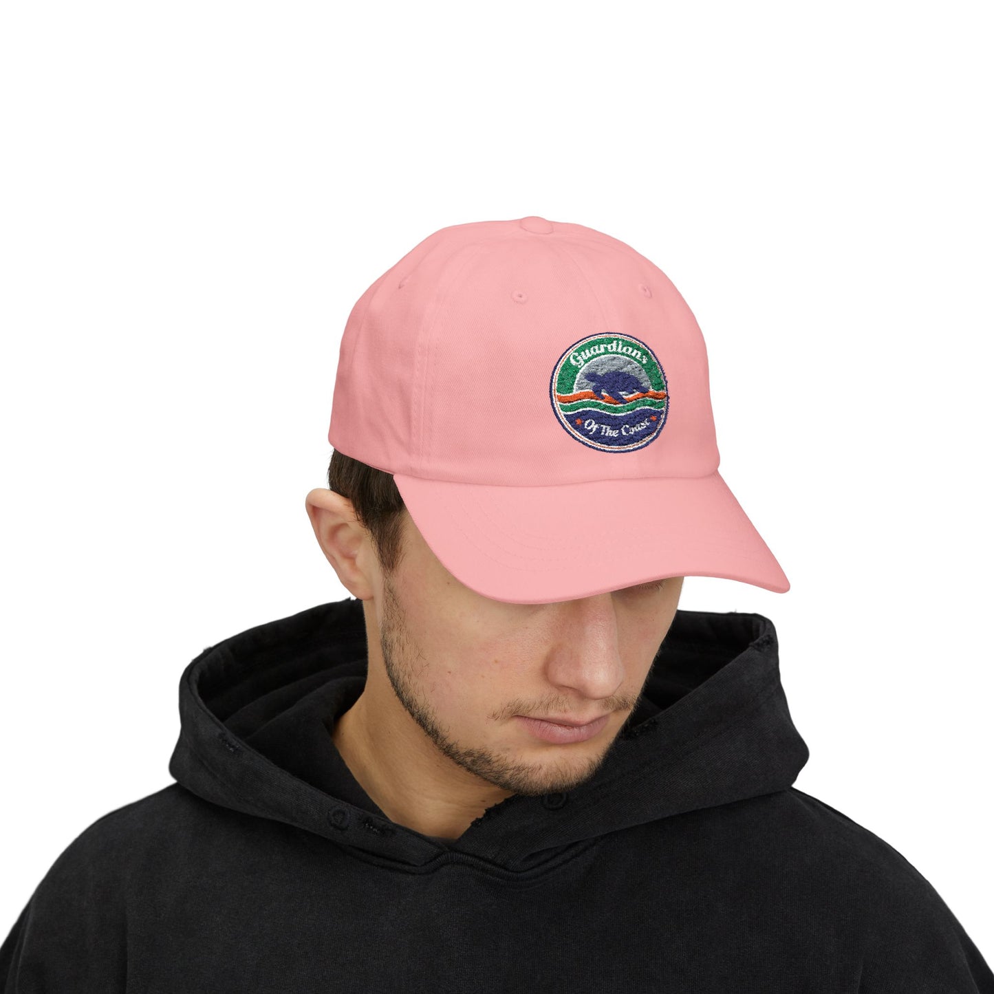 Custom Embroidered Cap — 'Guardian of the Coast' Turtle Conservation Patch Baseball Hat