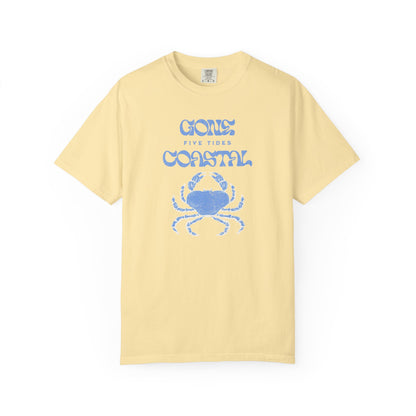 Gone Coastal Crab T-Shirt, 100% Ring-Spun, Garment-Dyed Cotton