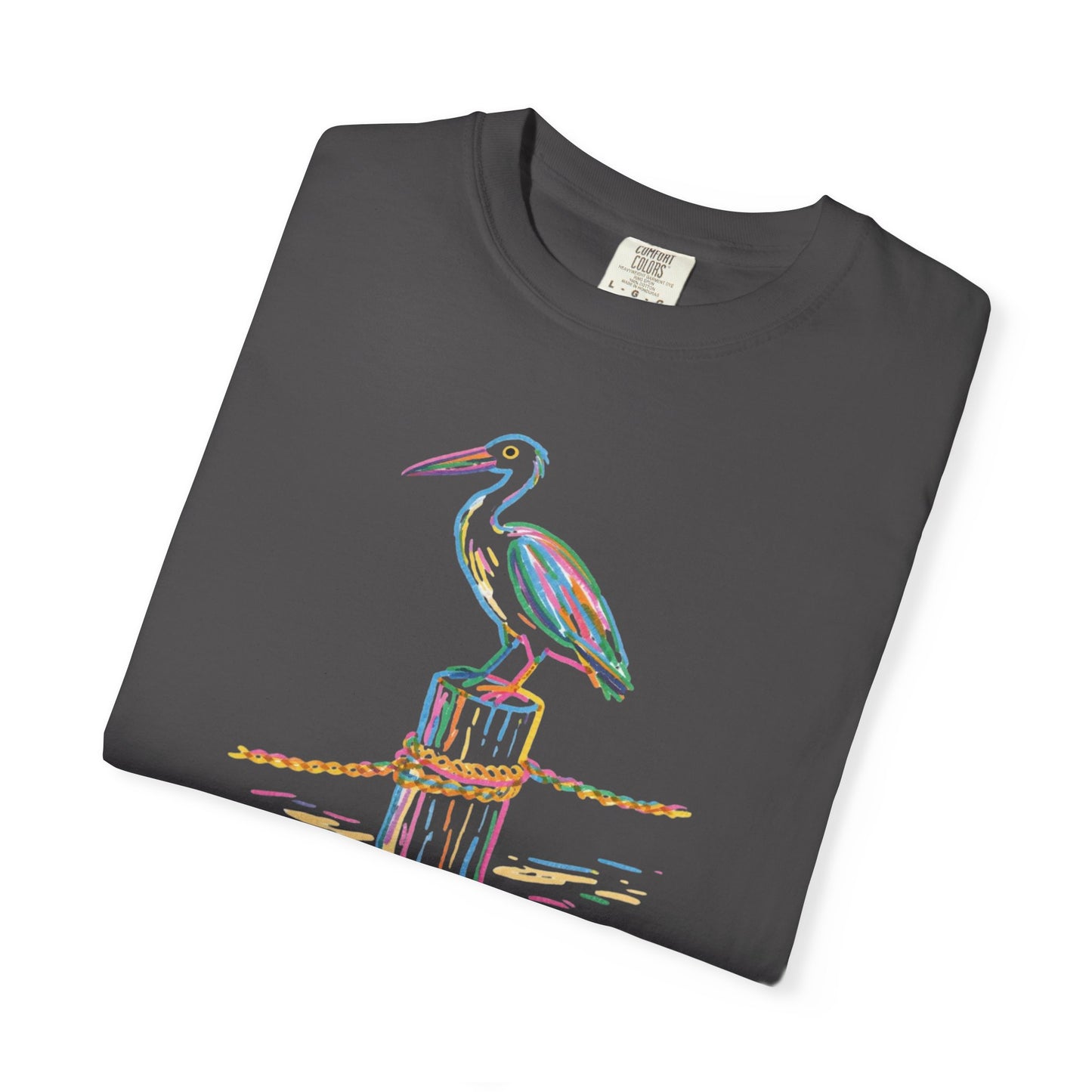 Pelican Pier Graphic T‑Shirt — 'Coastal Calm' Beach Fashion Graphic Tee