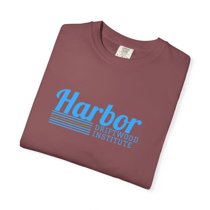 Harbor Driftwood Institute Unisex T-shirt, Casual Tee for Beach Lovers, Summer Vibes, Gift for Ocean Enthusiasts, Perfect for Relaxing