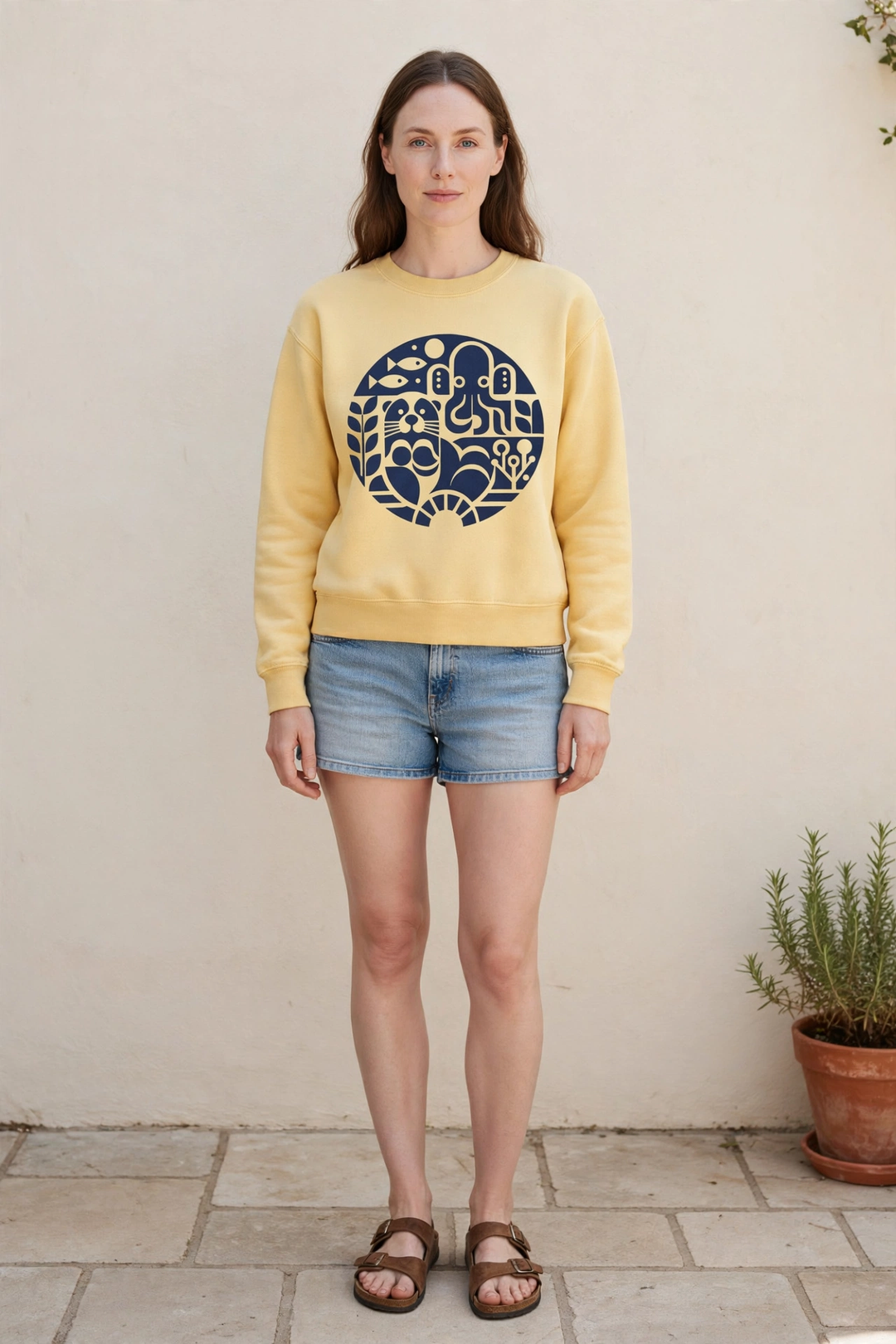 Ocean Circle Sweatshirt — women&