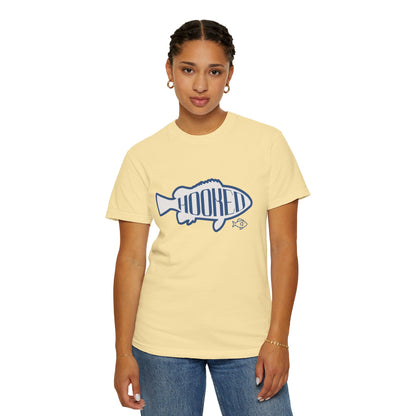 Hooked Fishing T-Shirt, Unisex Apparel, Summer Outdoor Wear, Gift for Fishermen, Casual Everyday Tee, Cool Graphic Shirt