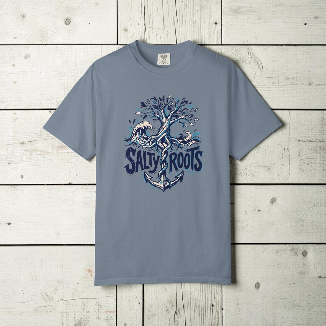 Gray t-shirt with &