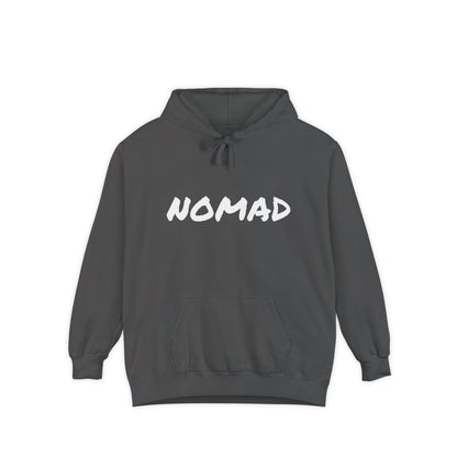 Nomad Unisex Garment-Dyed Hoodie - Cozy Travel Hoodie, Gift for Wanderlust Lovers, Casual Everyday Wear, Adventure Apparel